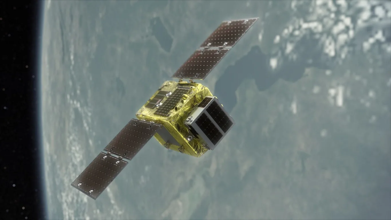 CG Image of ELSA-d with Solar Panels Deployed