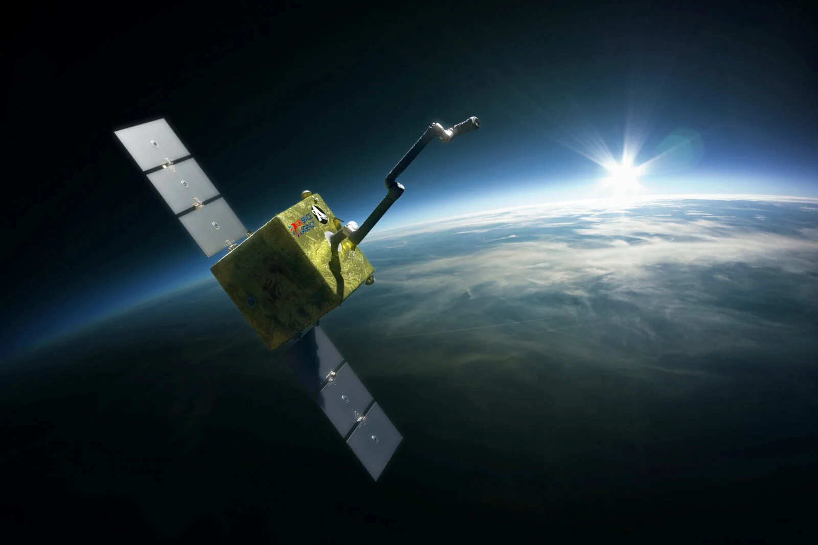 CG Image of COSMIC Arm Extended Earth Background 2
