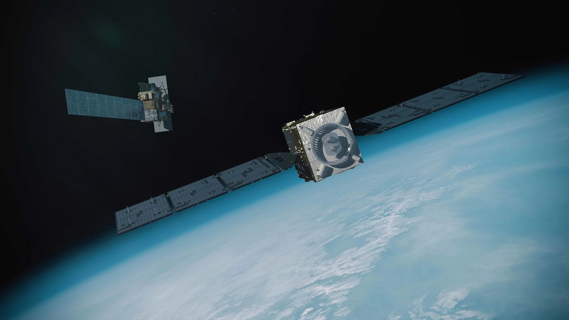 CG Image of ISSA-J1 Approaching Debris 2