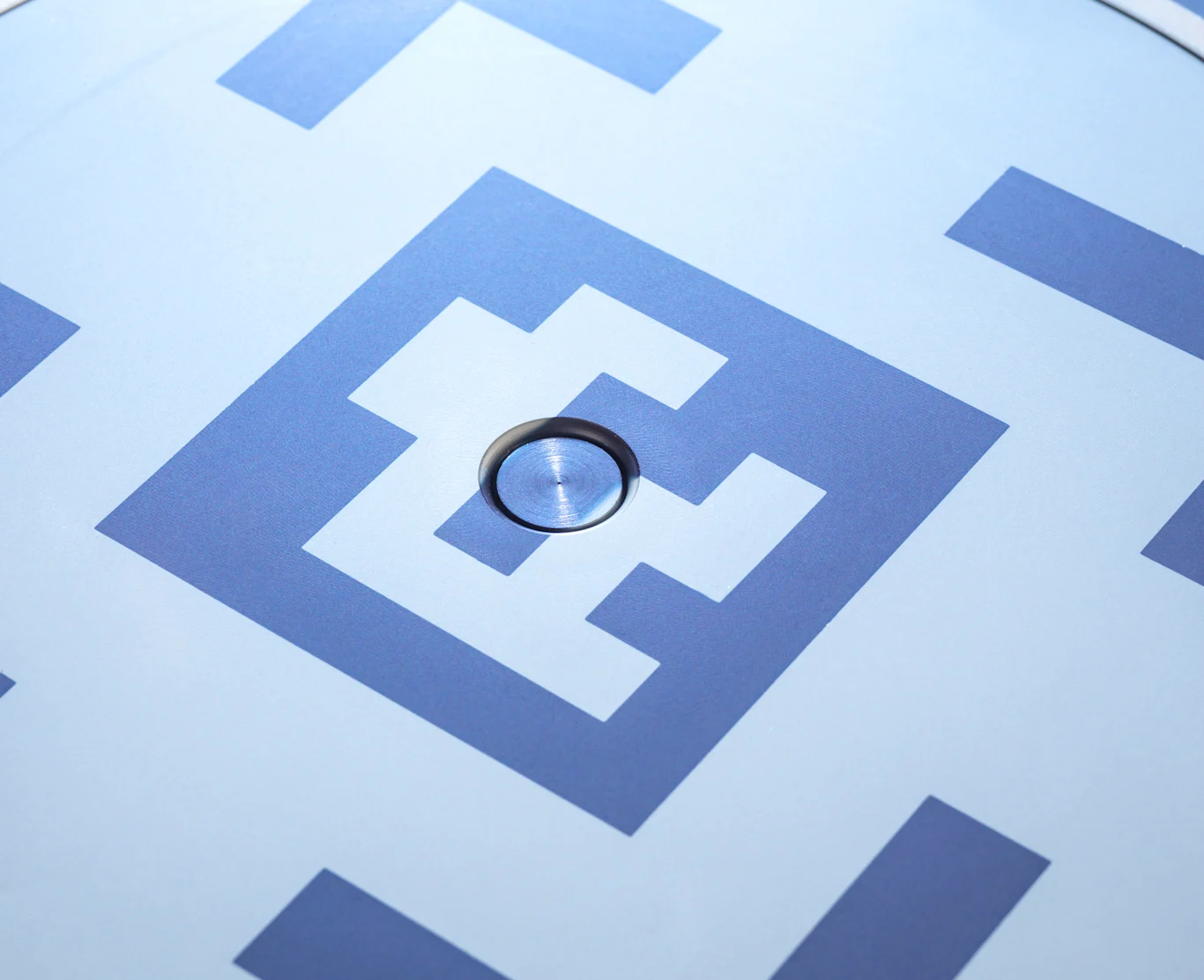 AS Docking Plate - fiducial close up