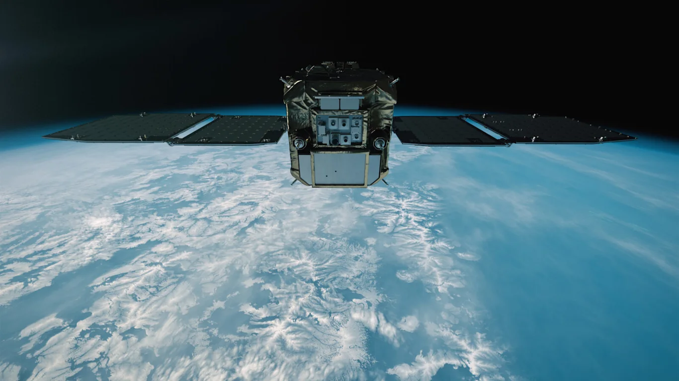 CG Image of ADRAS-J Orbiting Earth