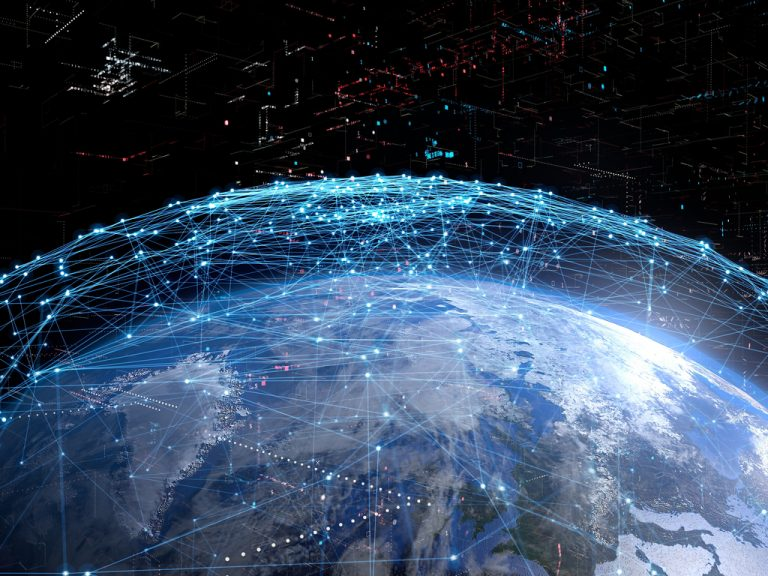 Satellite web