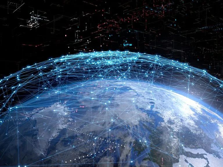 Satellite web