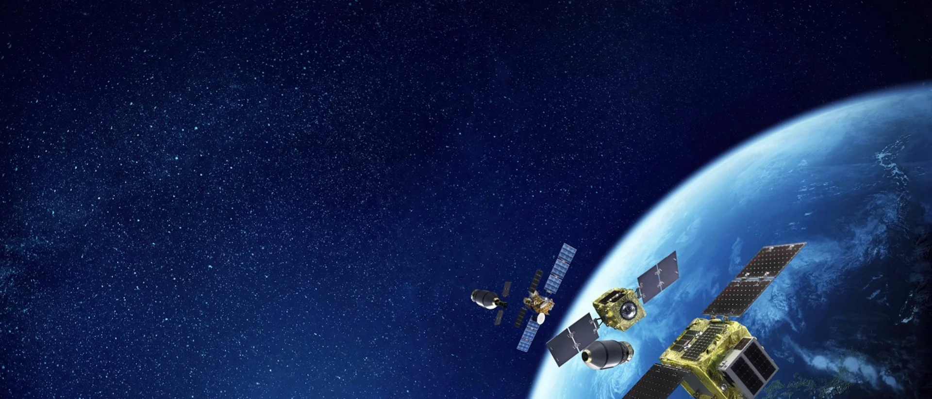 Satellite, computer artwork.