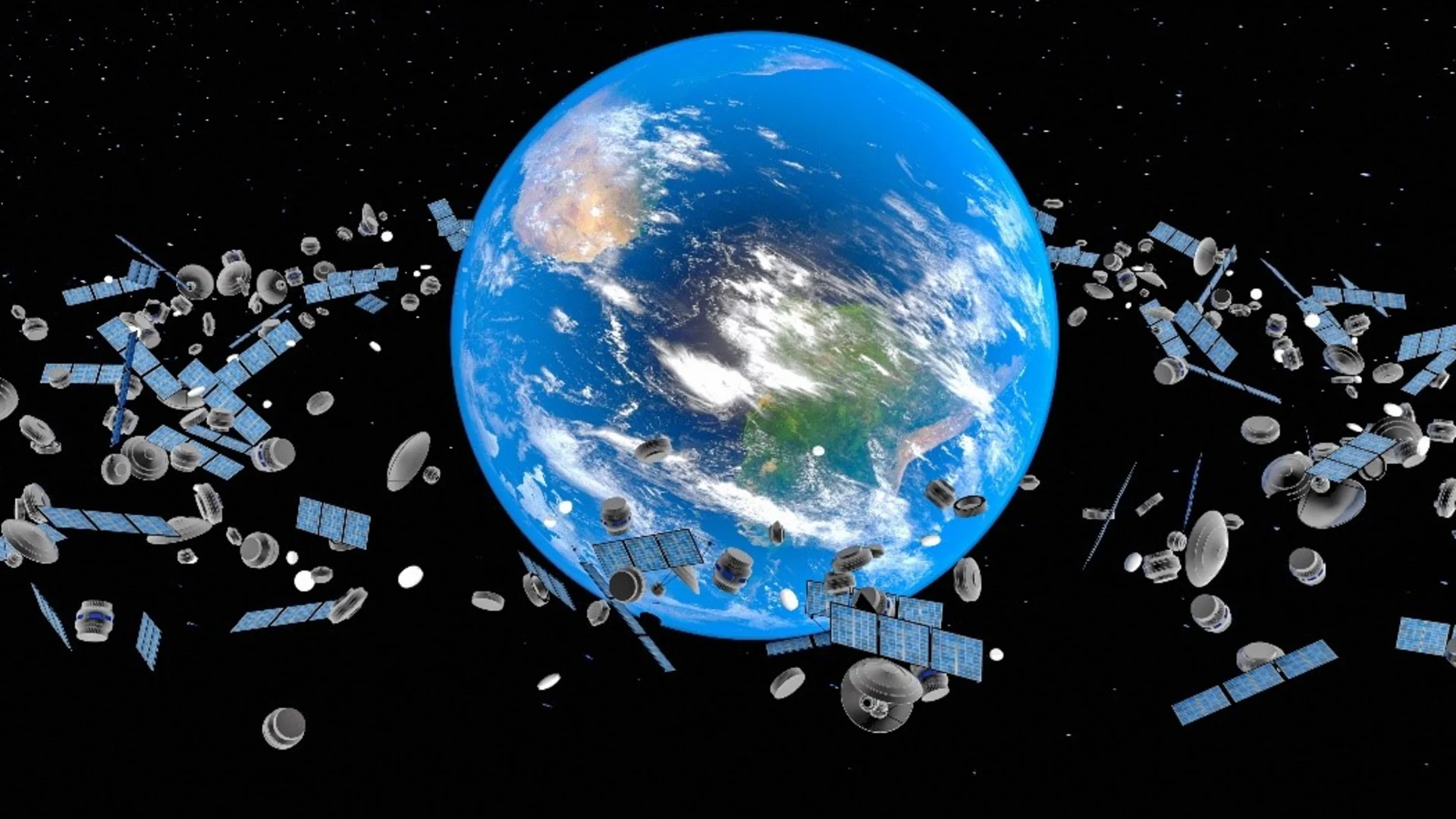 Space Debris Graphic