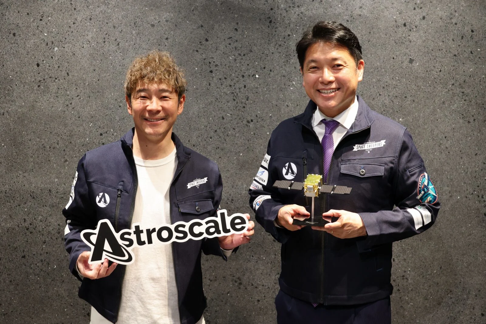 Yusaku Maezawa with Nobu Okada