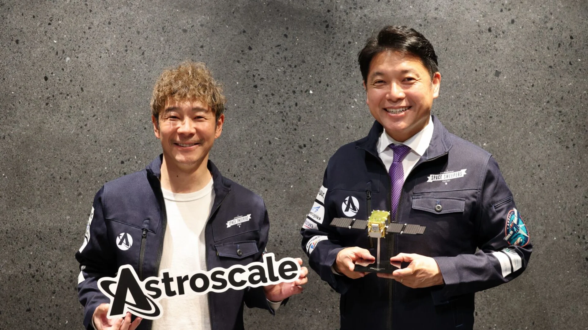 Yusaku Maezawa with Nobu Okada