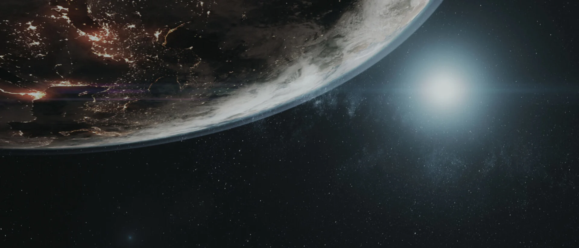 View of Earth from Low Earth Orbit