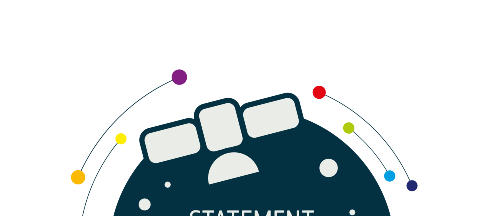 KV Statement transpernt Darkblue