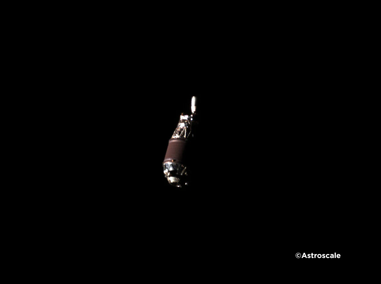 Space Debris Image Taken by Astroscale's ADRAS-J