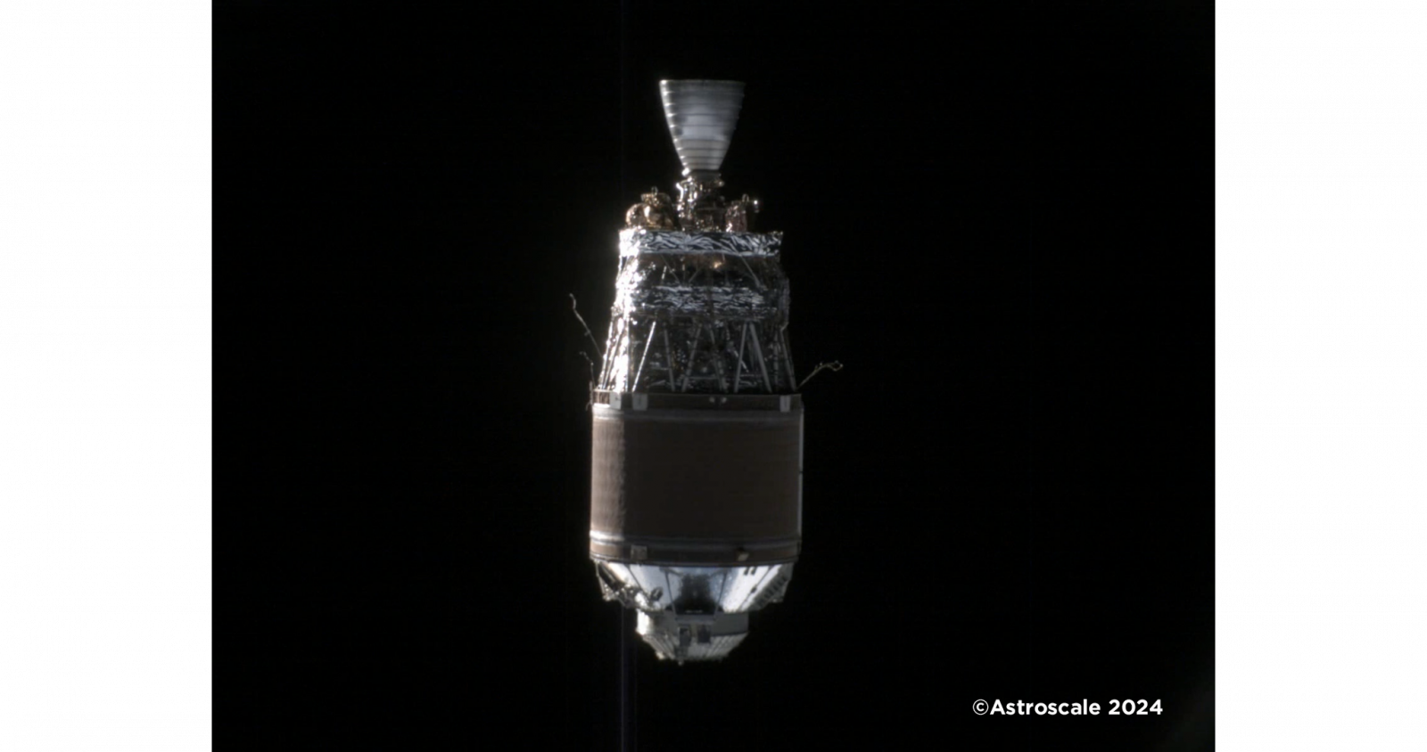 Space Debris Image Taken by ADRAS-J 50 meters