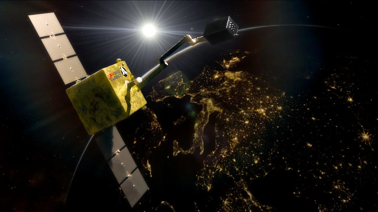 COSMIC servicer robotic arm extended
