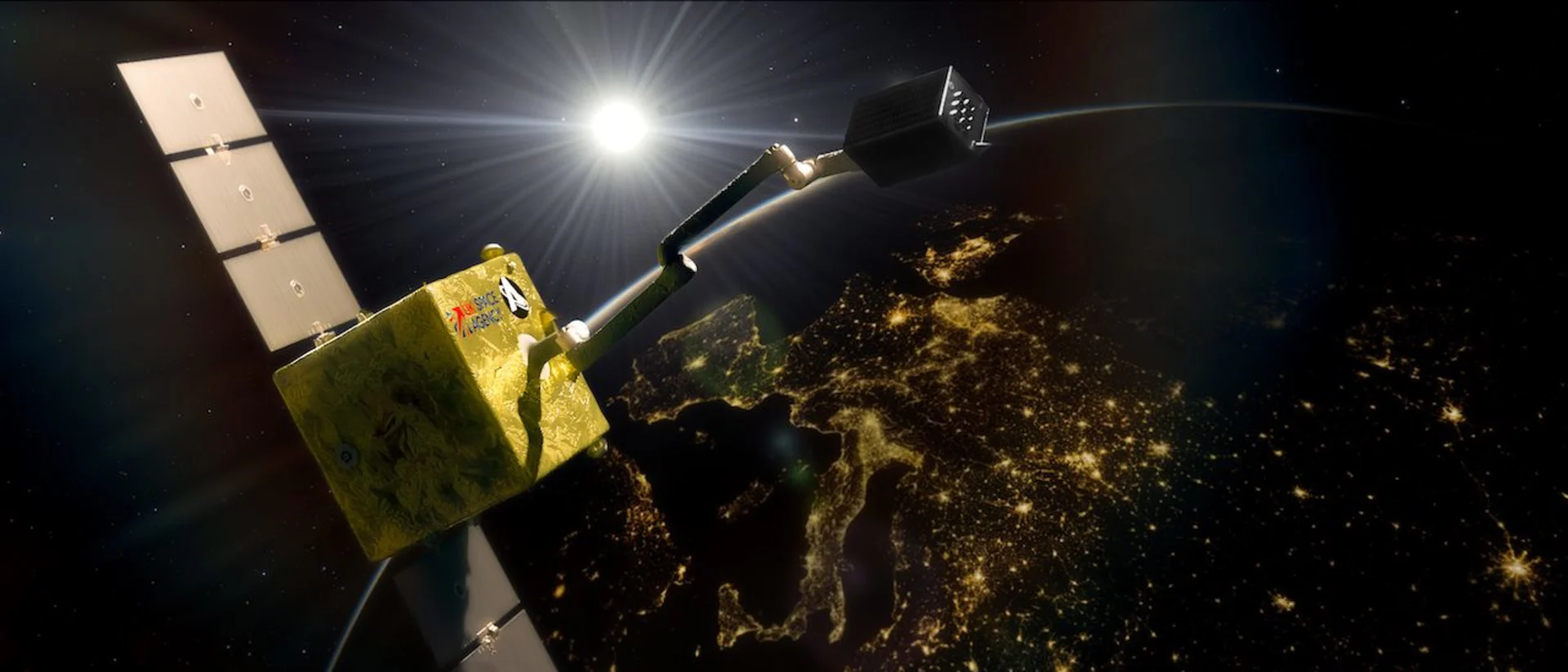 COSMIC servicer robotic arm extended