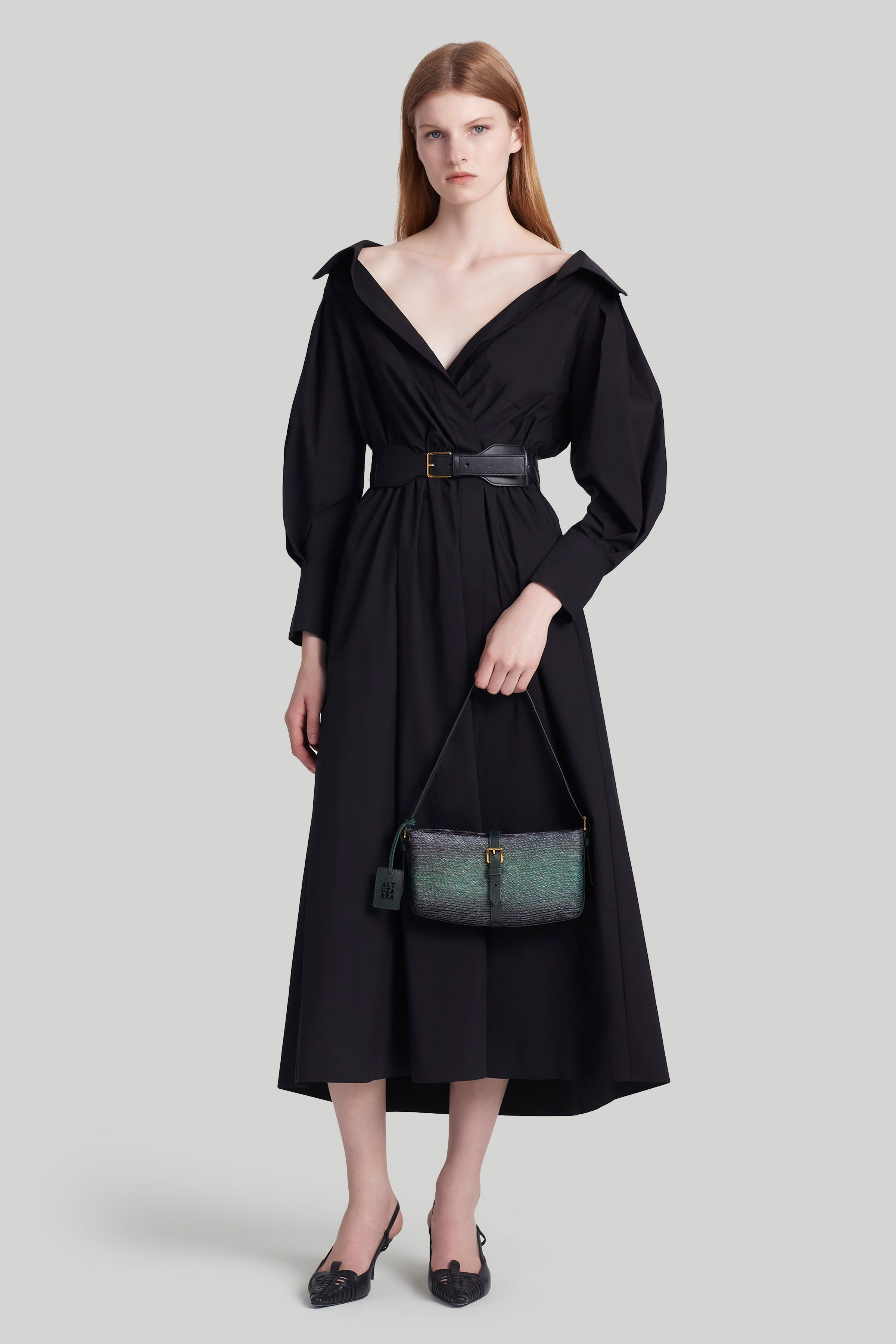 Louis Vuitton® Pleat Shoulder Monogram Cloud Shirt Black. Size 36
