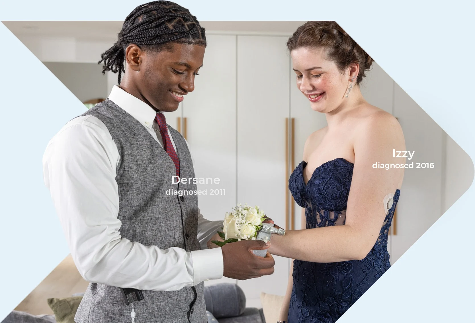 Dersane (diagnosed 2011) and Izzy (diagnosed 2016)