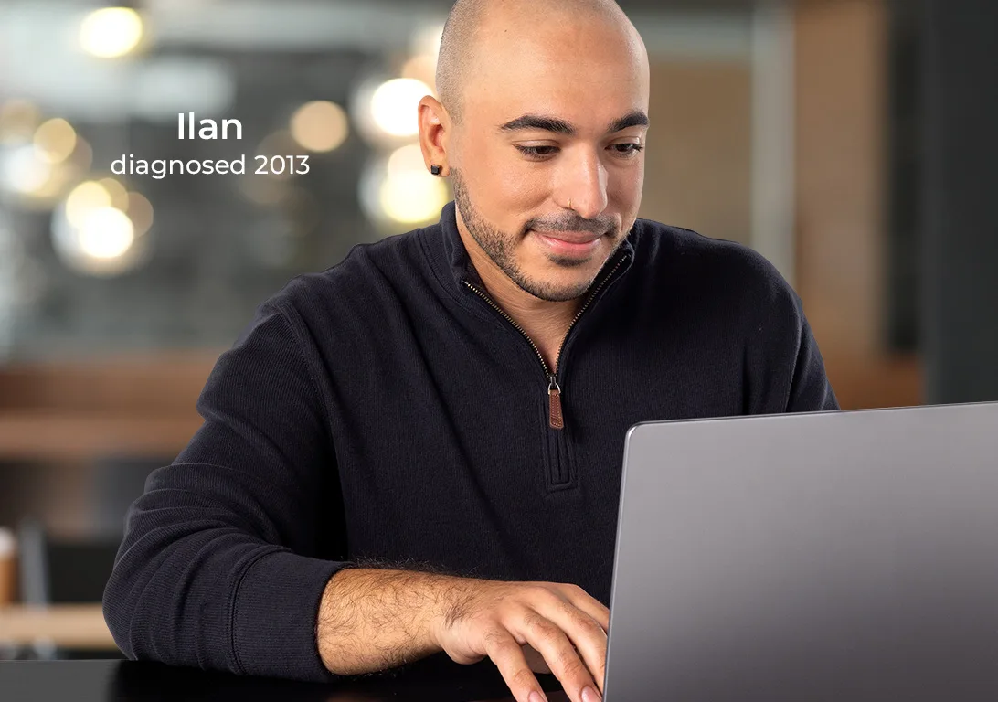 Ilan, diagnosed 2013