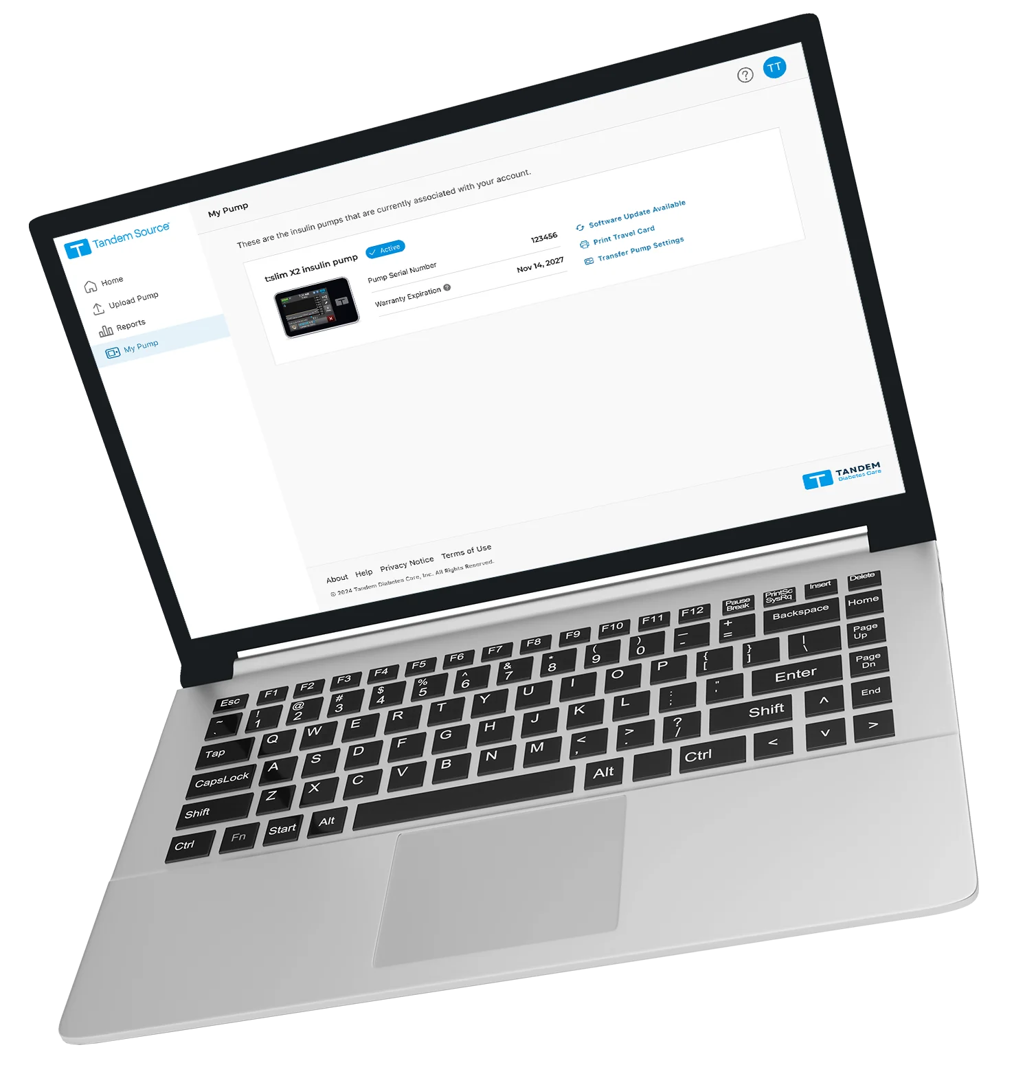 Update Tandem pump software