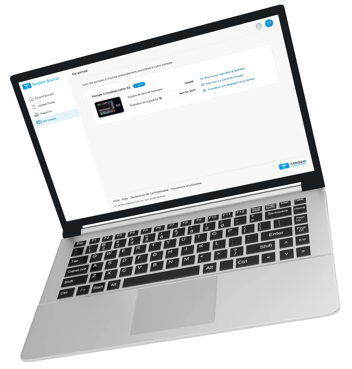 Update Tandem pump software