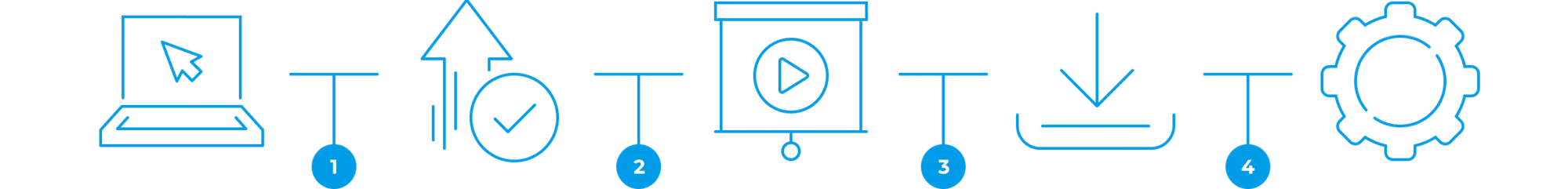 Software update process steps