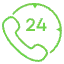 24-hour service icon