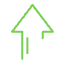 upwards arrow icon