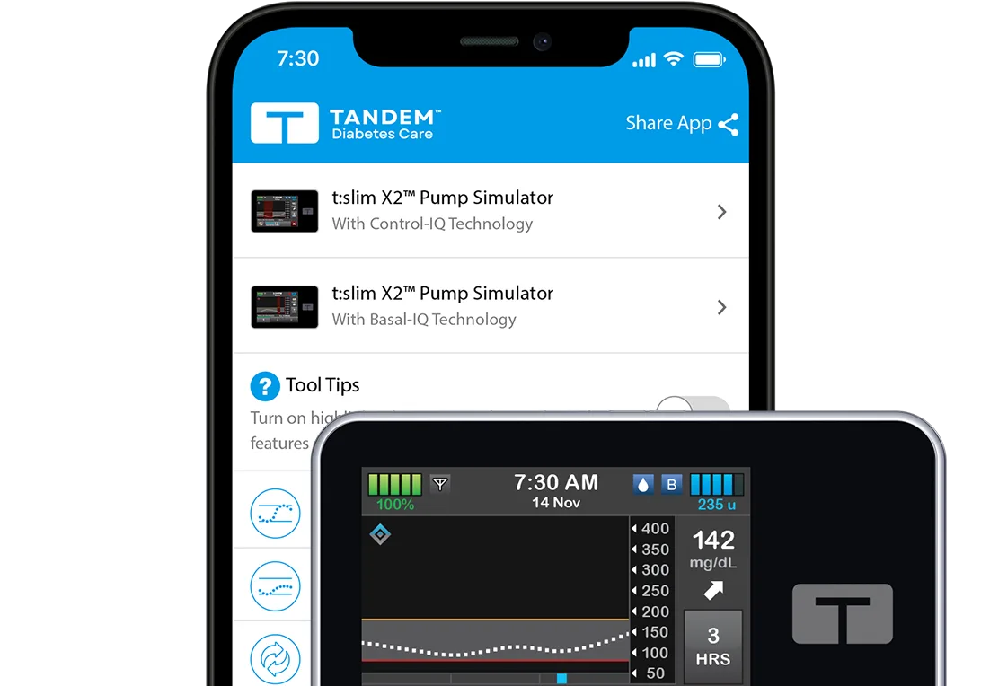 t:slim X2 Virtual Pump Demo