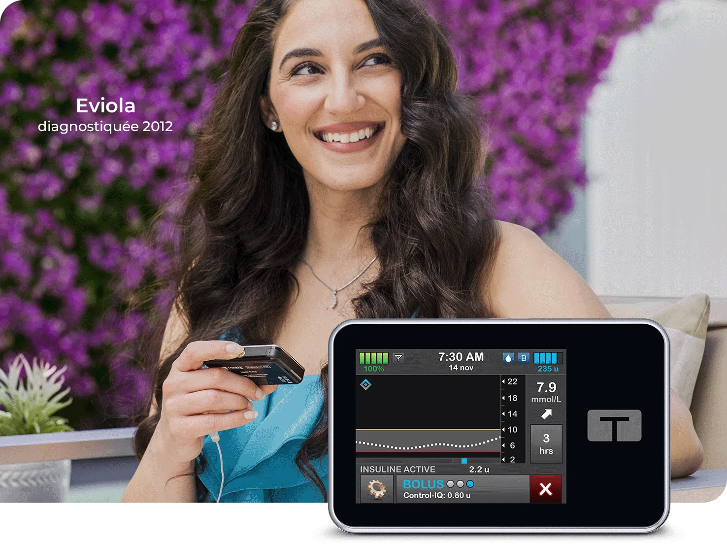 Eviola, diagnosed 2012