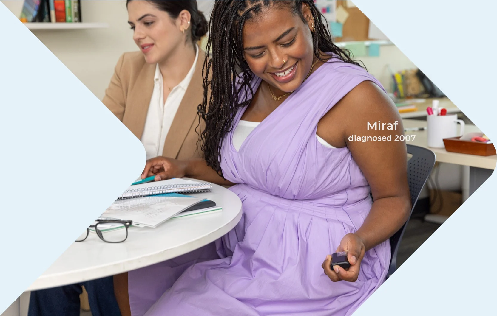 Danica (diagnosed 2005) and Marian (diagnosed 1990)