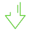 downwards arrow icon