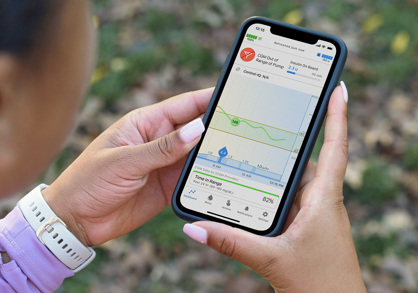 Mobile app out of range