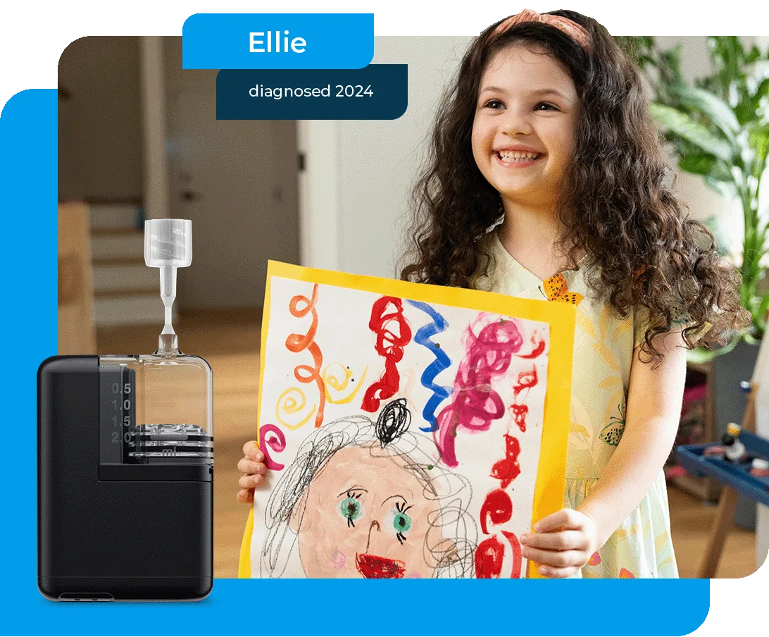 Ellie, diagnosed 2024