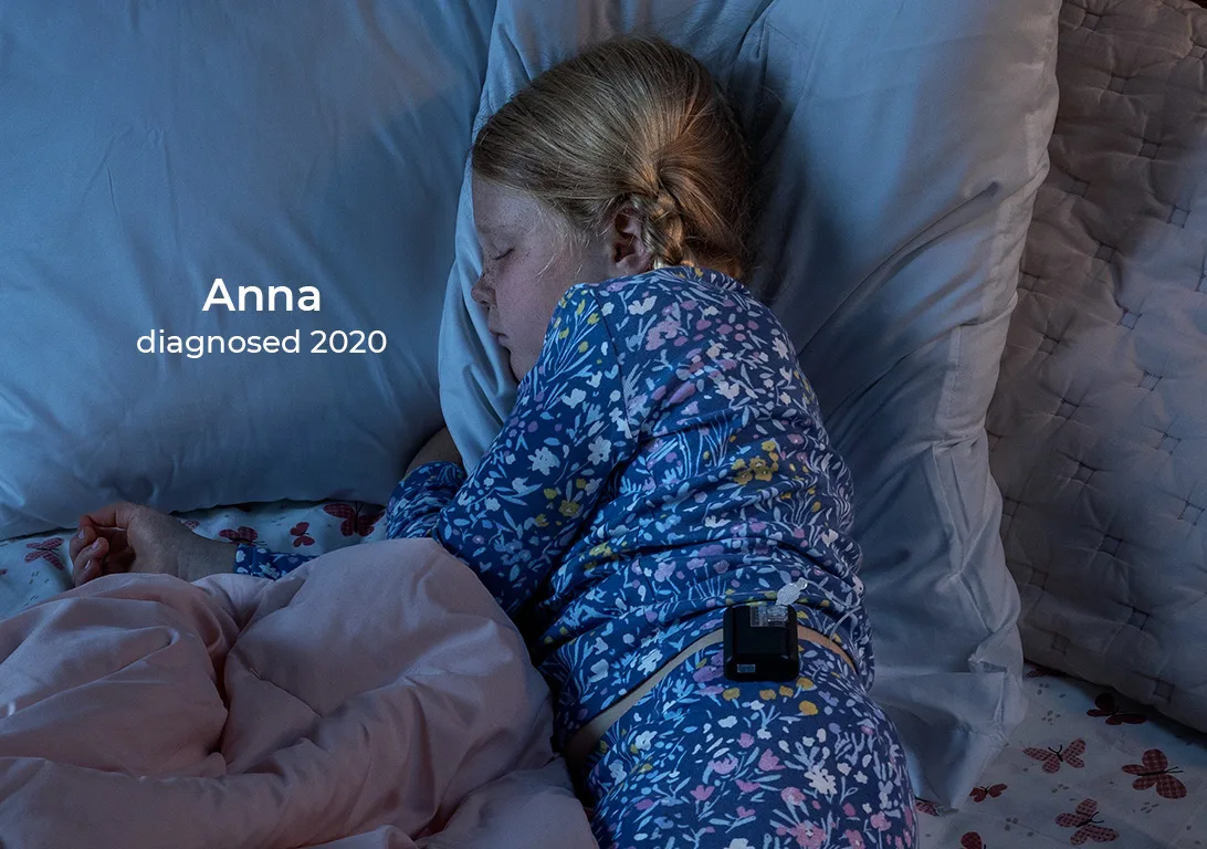 Anna Sleeping, diagnosed 2020