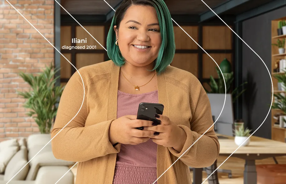 Illiani, diagnosed 2001