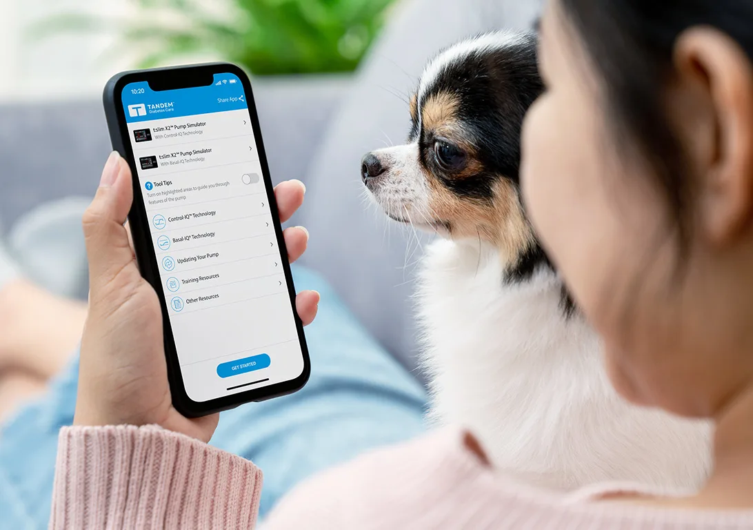 t:simulator App Menu