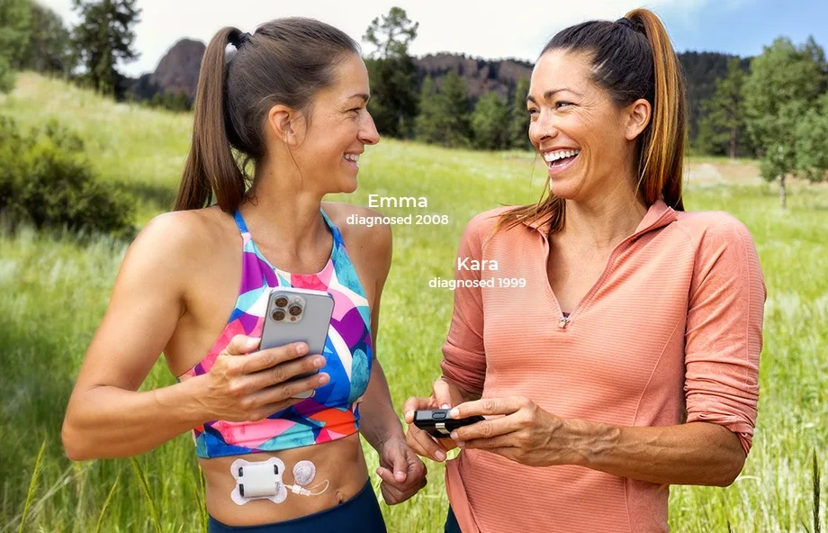 Emma (diagnosed 2008) and Kara (diagnosed 1999)