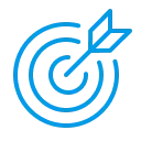 blue target icon