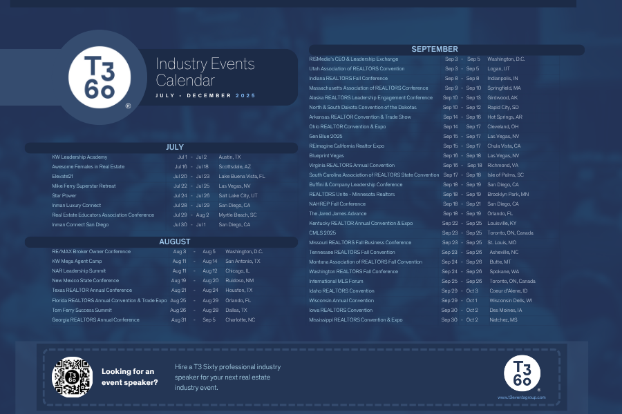 Industry Events Calendar: July - December 2025