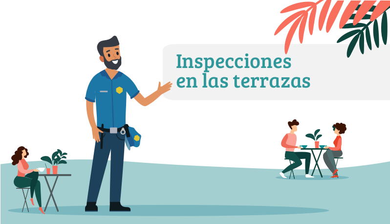 Aclaraciones sobre las inspecciones en las terrazas de la Policía Municipal 