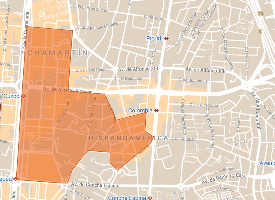 La nueva normativa permitirá a Chamartín mantener la mayoría de terrazas en zona ZAP