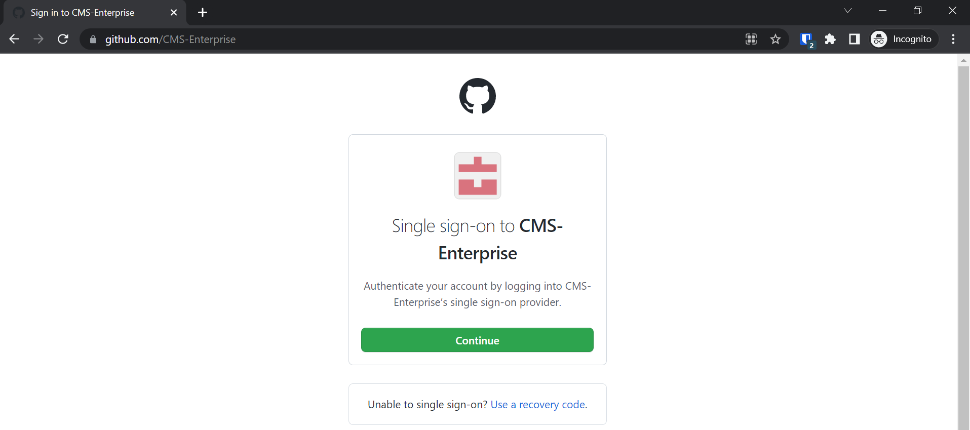 OIT Enterprise GitHub Access Instructions | CMS Hybrid Cloud