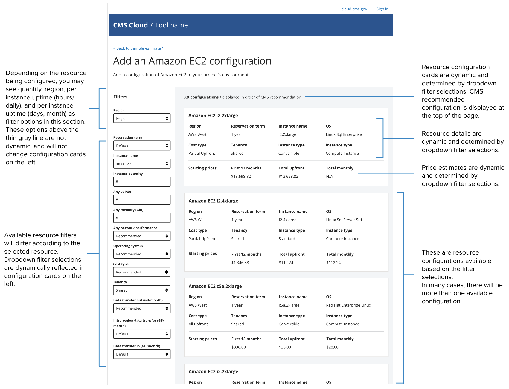 Introduction to Cost Estimation Tool (CET) | CMS Hybrid Cloud