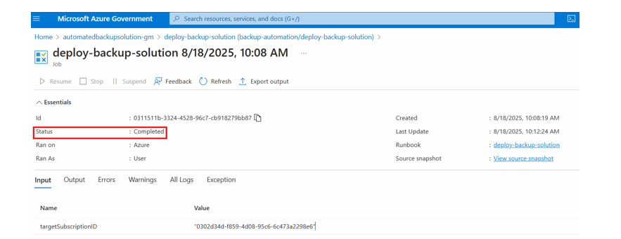 Azure Backup Setup Guide | CMS Hybrid Cloud