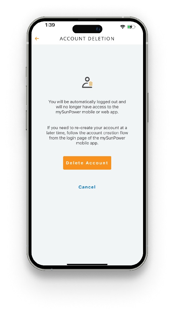 mysunpower-app-delete-account-step-2