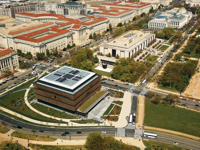 The Smithsonian Institution's New National Museum of African American History and Culture uses SunPower solar to be green.