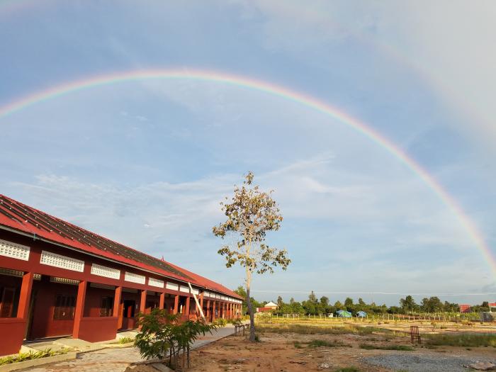 Twende Solar built a solar system at Stephen Mazujian Middle School in Cambodia, doubling the school's electricity capacity.