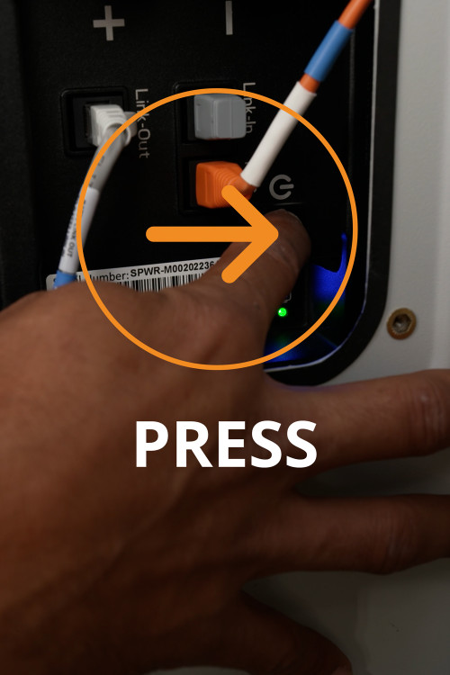 Pressing-the-Power-Button-SunVault