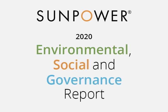 SunPower ESG Report