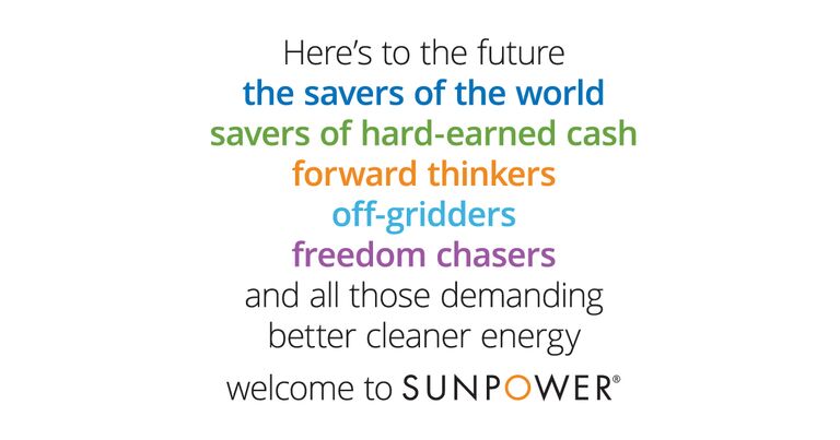 SunPower Manifesto