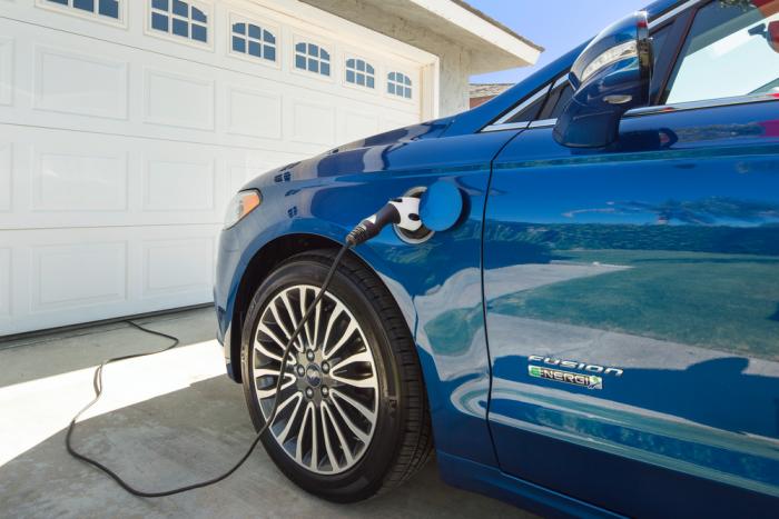 Electric Vehicle Charged with SunPower Solar Energy