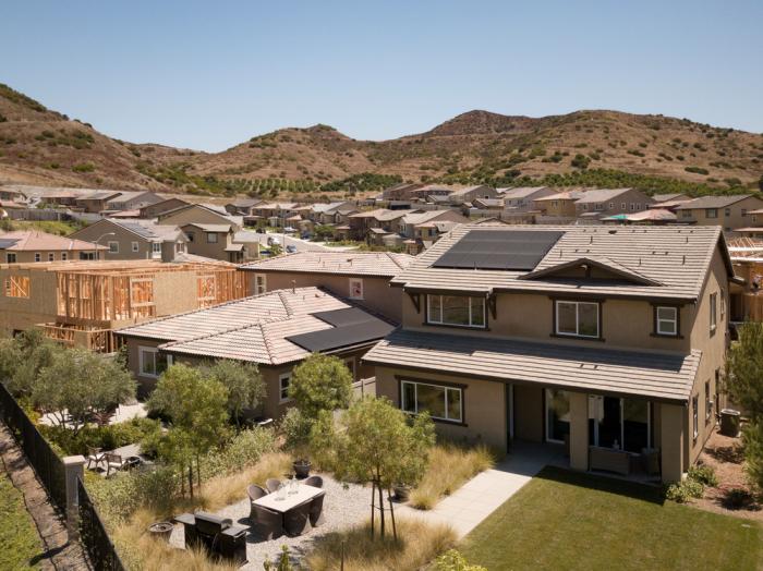 New Construction Home with SunPower Solar Panels